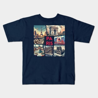 FRENCH CITY - PARIS - TRAVEL -1 Kids T-Shirt